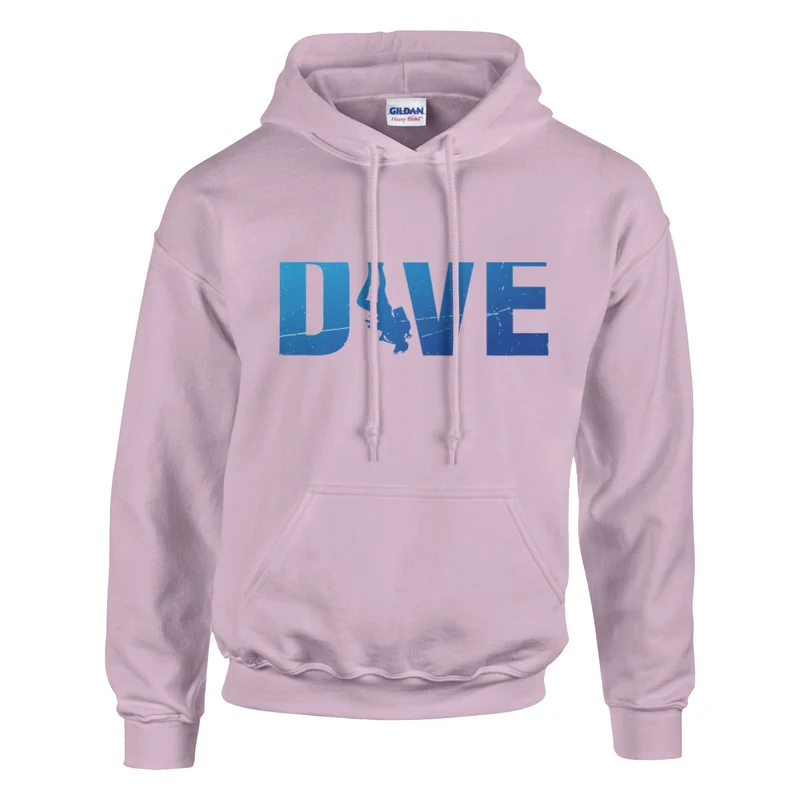 DIVE Hoodie: „I Feel Better Underwater" – Bequemer Taucher Kapuzenpullover mit Logo in vielen Farben