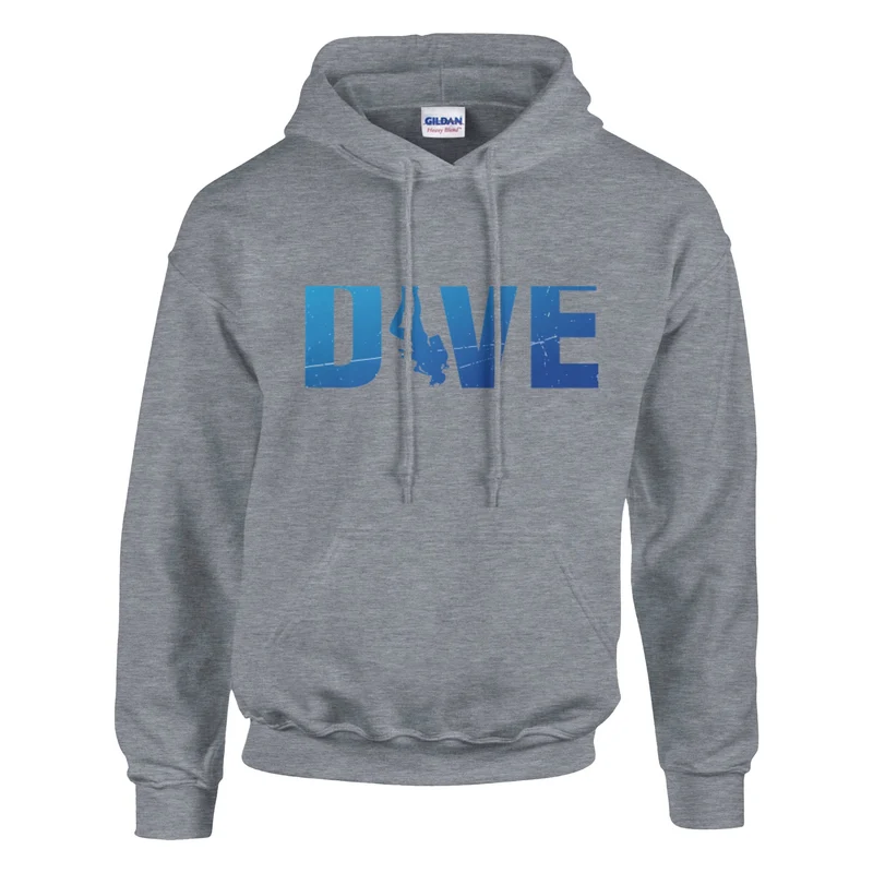DIVE Hoodie: „I Feel Better Underwater" – Bequemer Taucher Kapuzenpullover mit Logo in vielen Farben