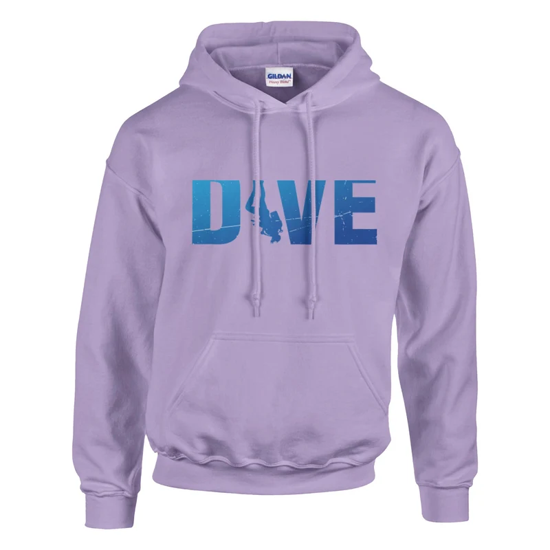 DIVE Hoodie: „I Feel Better Underwater" – Bequemer Taucher Kapuzenpullover mit Logo in vielen Farben