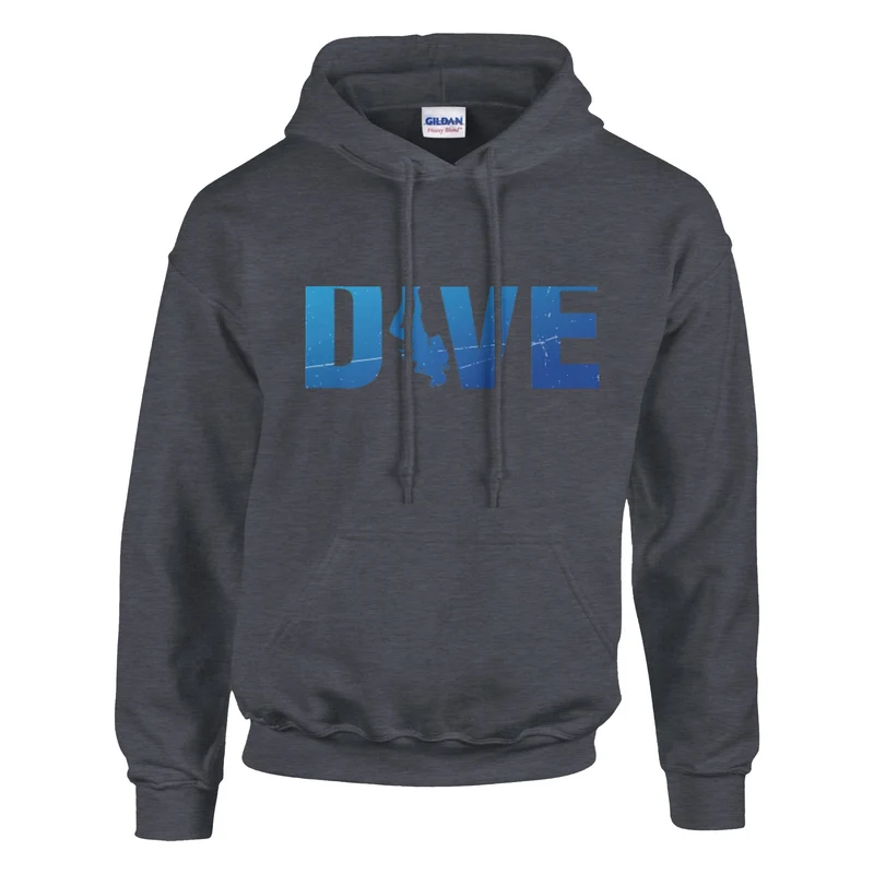 DIVE Hoodie: „I Feel Better Underwater" – Bequemer Taucher Kapuzenpullover mit Logo in vielen Farben