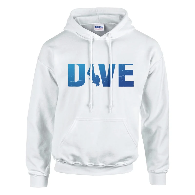 DIVE Hoodie: „I Feel Better Underwater" – Bequemer Taucher Kapuzenpullover mit Logo in vielen Farben