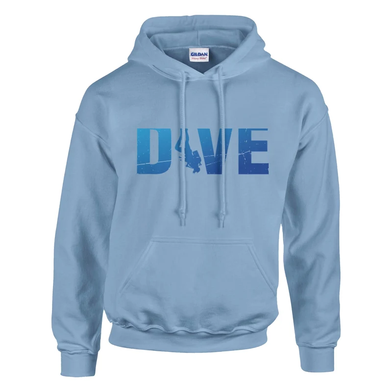 DIVE Hoodie: „I Feel Better Underwater" – Bequemer Taucher Kapuzenpullover mit Logo in vielen Farben