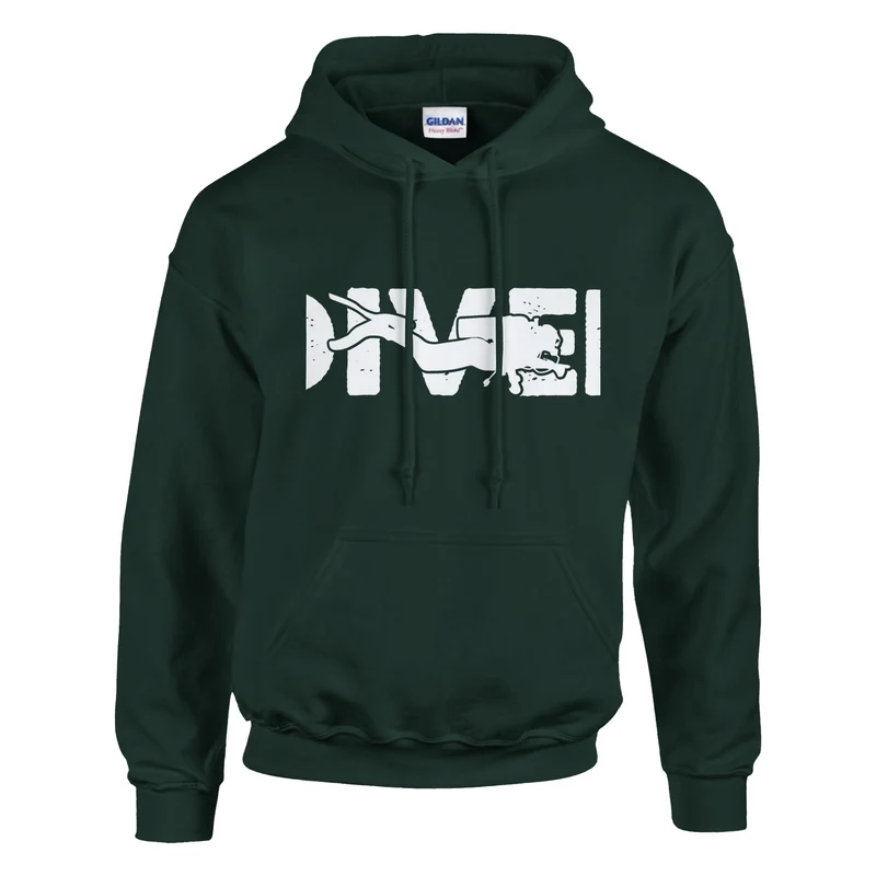 DIVE Hoodie für Taucher – Bequemer Kapuzenpullover mit Logo in vielen Farben & Größen