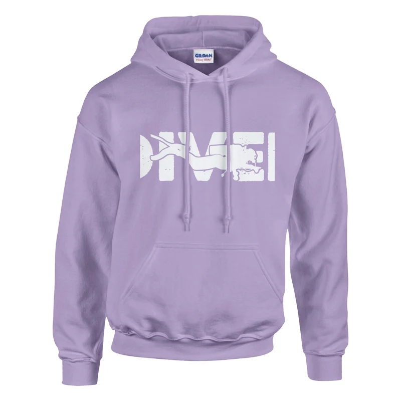 DIVE Hoodie für Taucher – Bequemer Kapuzenpullover mit Logo in vielen Farben & Größen