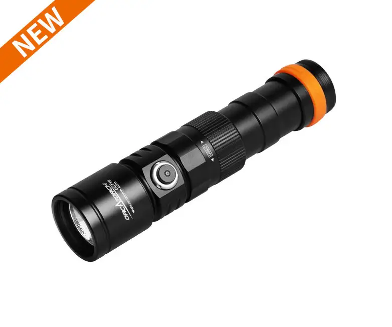 OrcaTorch DC710 Tauchlampe Set mit USB-C Direktladung, 1 Akku, max. 3000 Lumen