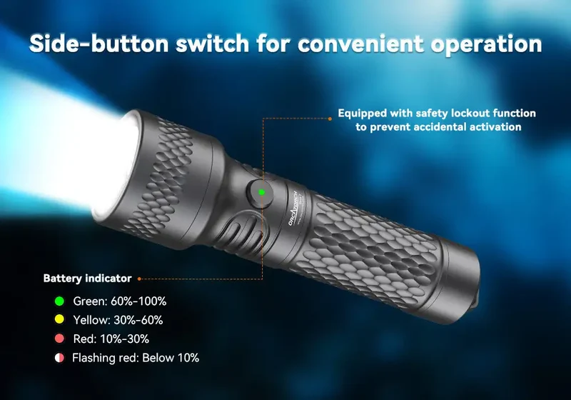 OrcaTorch Orca 7 Tauchlampe/ Backuplampe