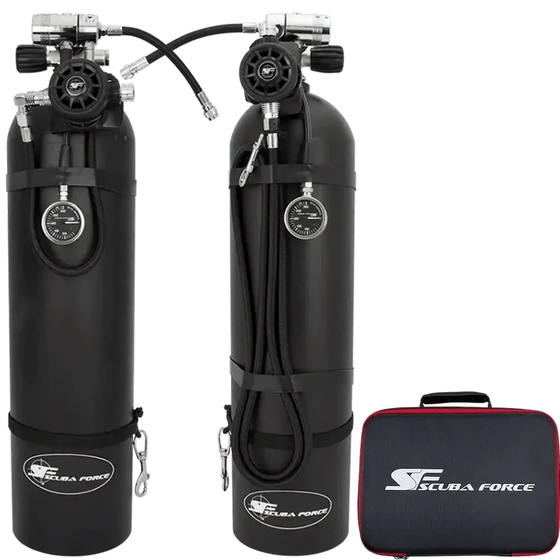 ScubaForce Sidemount Atemregler-Set - Hochleistungs-Atemregler für anspruchsvolle Sidemount-Taucher