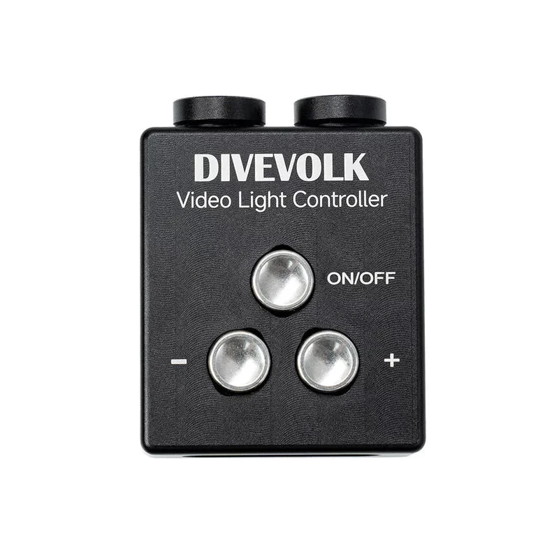 Divevolk - Fernbedienung mit 2 Stück Glasfaserkabel für SL50/SL120 Videoleuchte