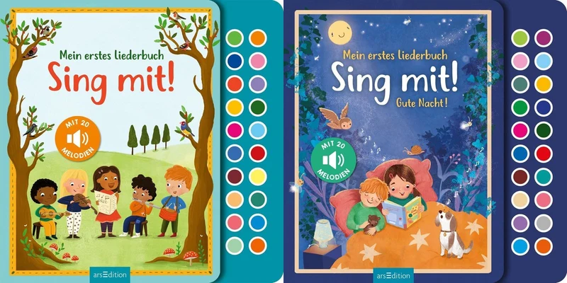 Das Sing mit! Soundbuch-Set: 2 Bücher plus 1 exklusives Postkartenset