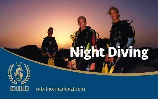 s.u.b. Night Diving Specialty