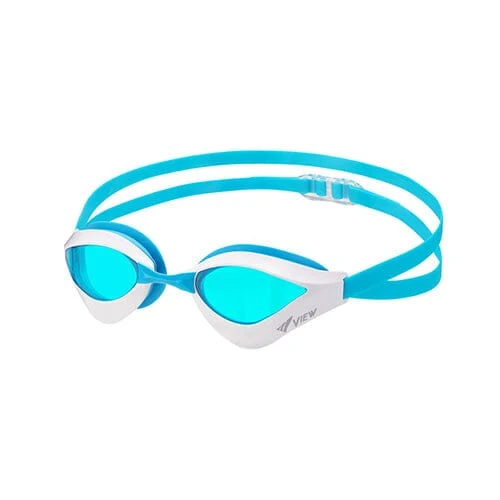 View Blade ORCA Mirrored Goggles - White/Blue