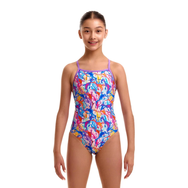 Funkita Dreamy Weedy Tie-Me-Tight Girls Swimsuit