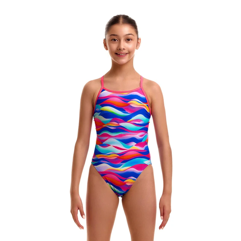 Funkita Royal Wave Single Strap Girls Swimsuit