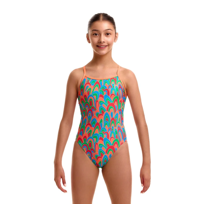 Funkita Hush Puffy Single Strap Girls Swimsuit