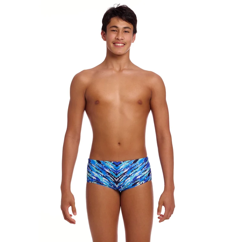 Funky Trunks Fur Seal Boy's Sidewinder Trunks