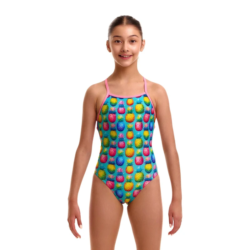 Funkita Punchy Bunch Strapped In Girl's Swimsuit