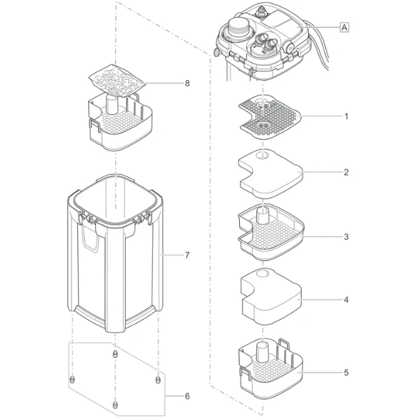 Oase BioMaster² 350 Außenfilter für Aquarien bis 350l