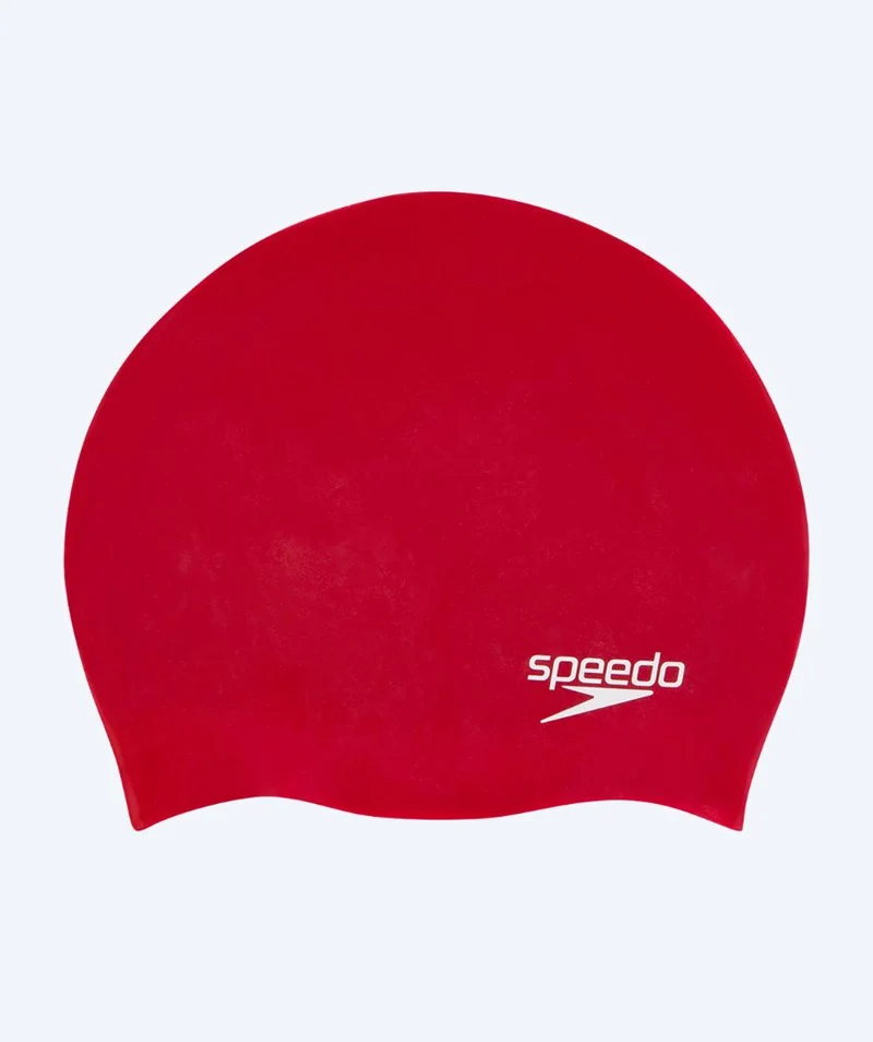 Speedo Badekappe für Junioren (6-16) - Plain - Rot