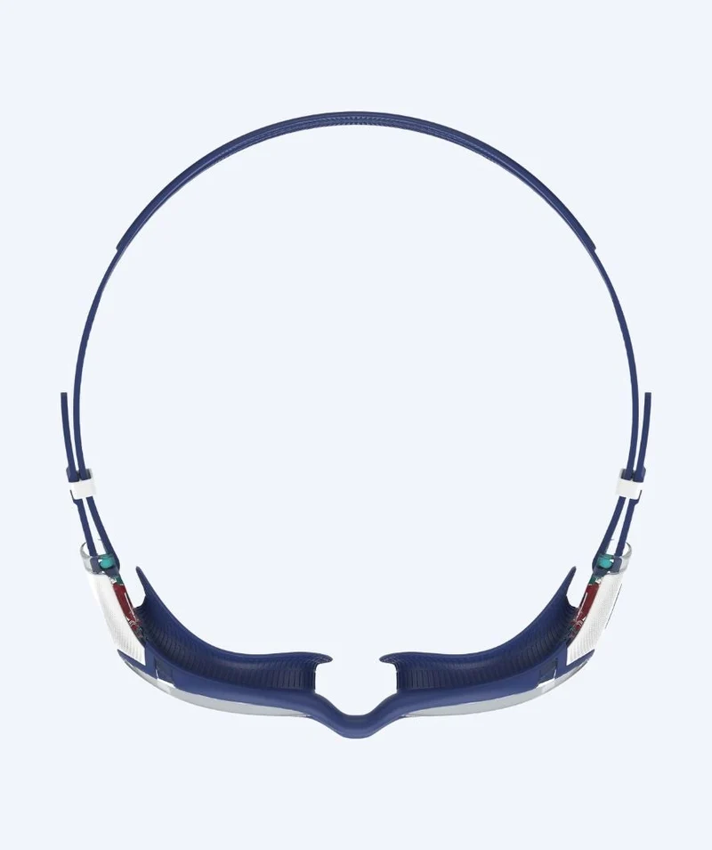 Speedo Schwimmbrillen mit Sehstärke für Kurzsichtige Erwachsene - (-1.5) – (-6.0) - Biofuse 2.0 - Dunkelblau/Klar