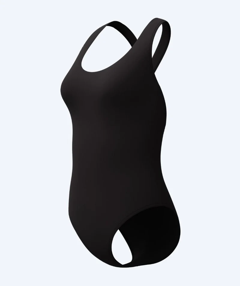Speedo Badeanzug für Damen - Solid Scoop Neck - Schwarz