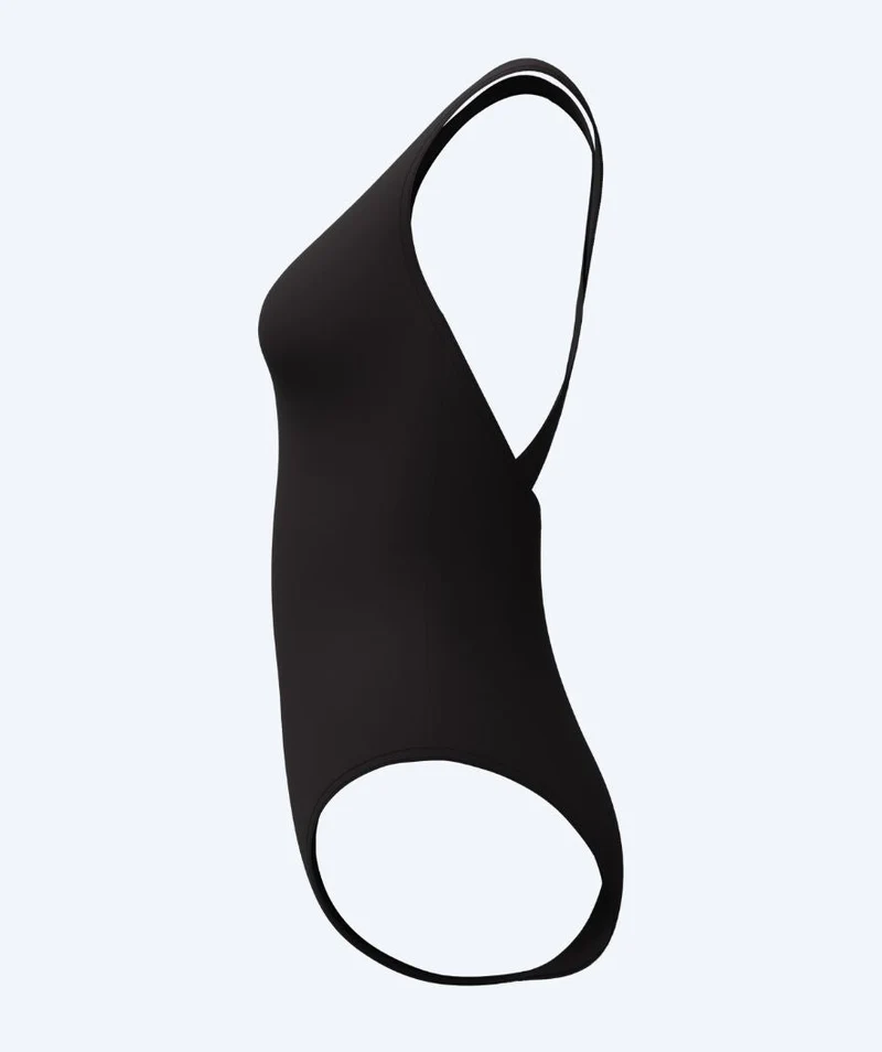 Speedo Badeanzug für Damen - Solid Scoop Neck - Schwarz