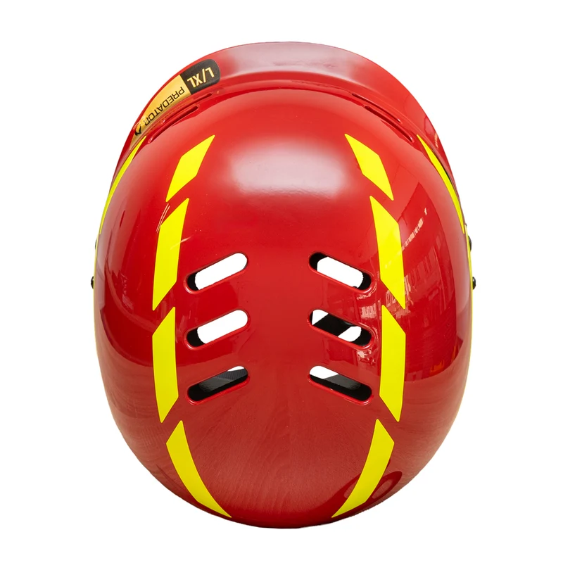 Predator FR7-W Half Cut Helm - rot