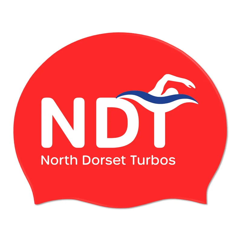 North Dorset Turbos Swimming Club Team Silicone Suede Swimming Cap