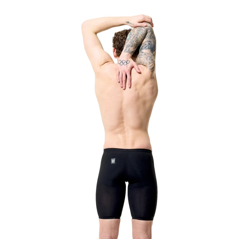 Speedo Fastskin LZR Pure Valor 2.0 Mens Jammers - Black Ember/Black
