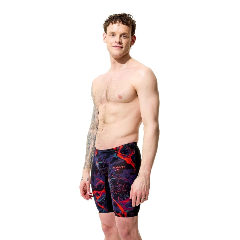Speedo Fastskin LZR Pure Valor 2.0 Mens Jammers - Black Ember/Black