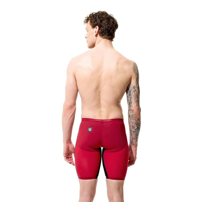 Speedo Fastskin LZR Pure Valor 2.0 Mens Jammers - Regal Red/Black