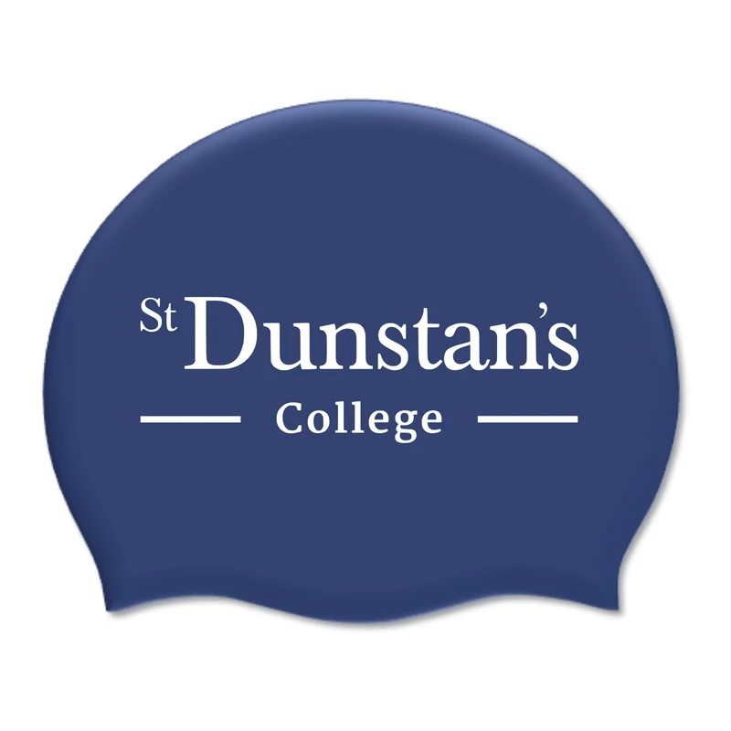 St. Dunstans College Team Silicone Suede Swimming Cap