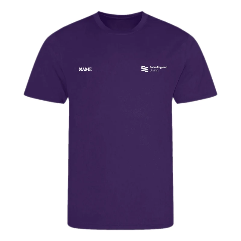 Swim England Diving National Skills Finals 2026 T-Shirt - Purple