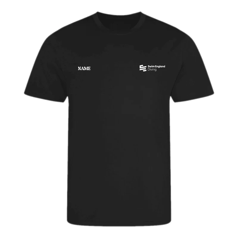 Swim England Diving National Skills Finals 2026 T-Shirt - Jet Black