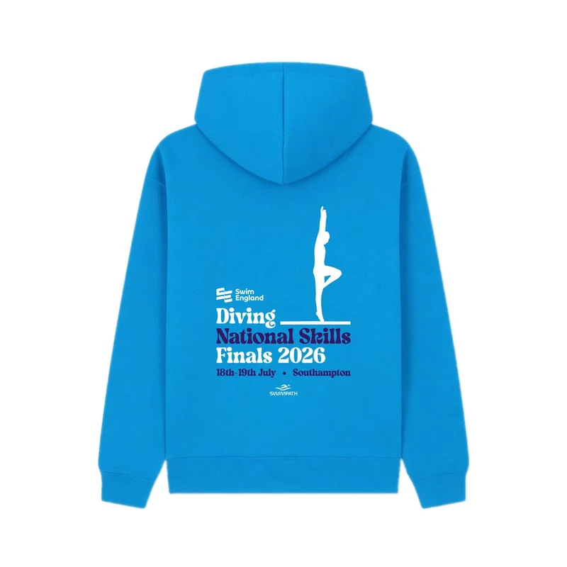 Swim England Diving National Skills Finals 2026 Hoodie - Turquoise