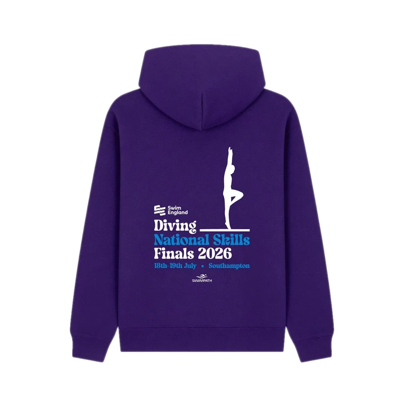 Swim England Diving National Skills Finals 2026 Hoodie - Purple