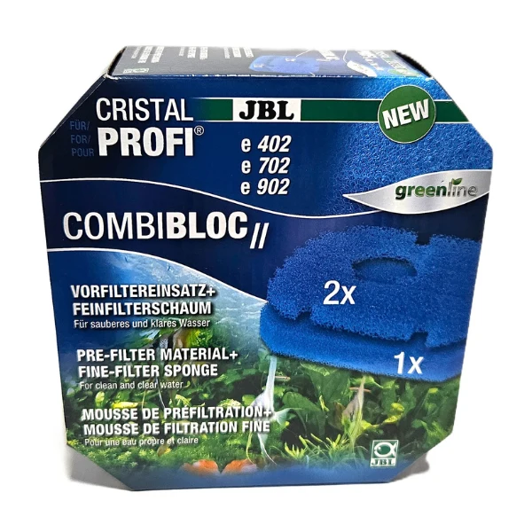 JBL CombiBloc II Vorfiltereinsatz + Feinfilterschaum CristalProfi e402/702/902
