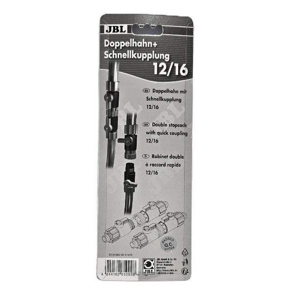 JBL Doppelhahn Schnelltrennkupplung 12/16
