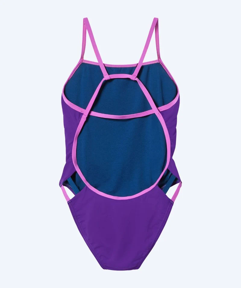 Speedo Badeanzug für Damen - Solid Tri Back - Lila/Hellrosa