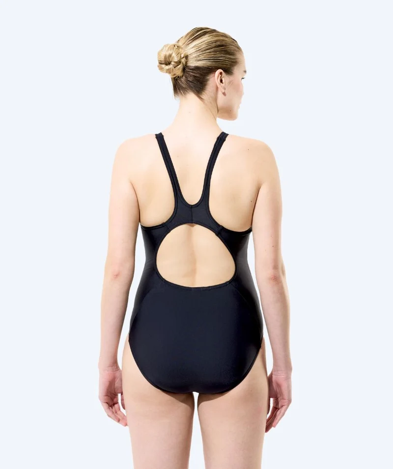 Speedo Badeanzug für Damen - Placement Muscleback - Schwarz/Rosa