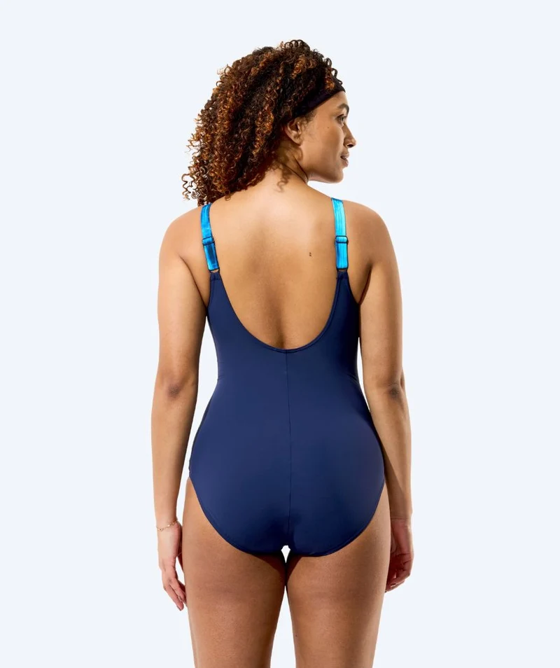 Speedo Badeanzug für Damen - Print Luna Lustre - Dunkelblau/Hellblau