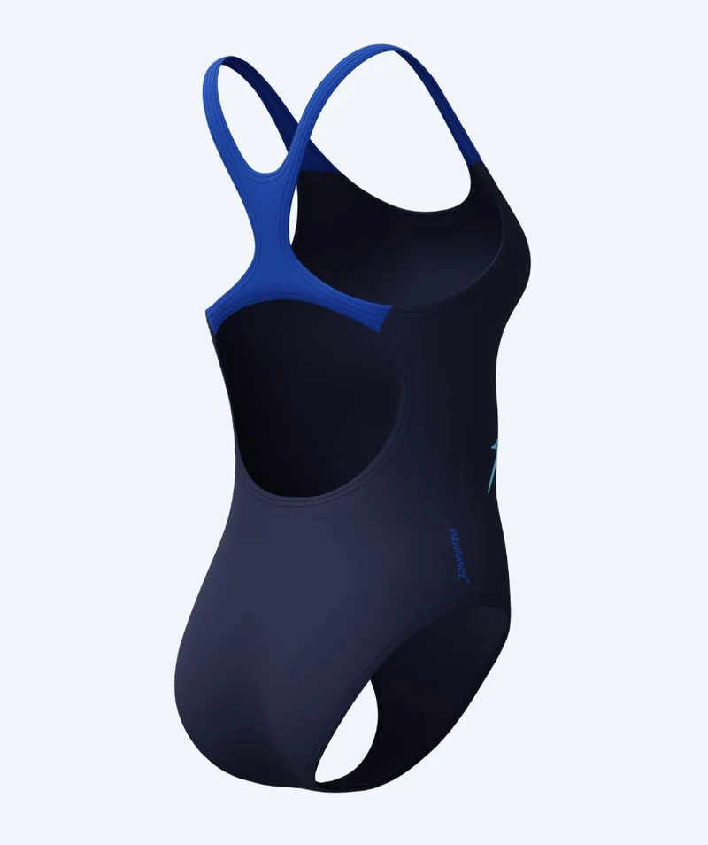 Speedo Badeanzug für Damen - Medley Logo Medalist - Dunkelblau/Blau