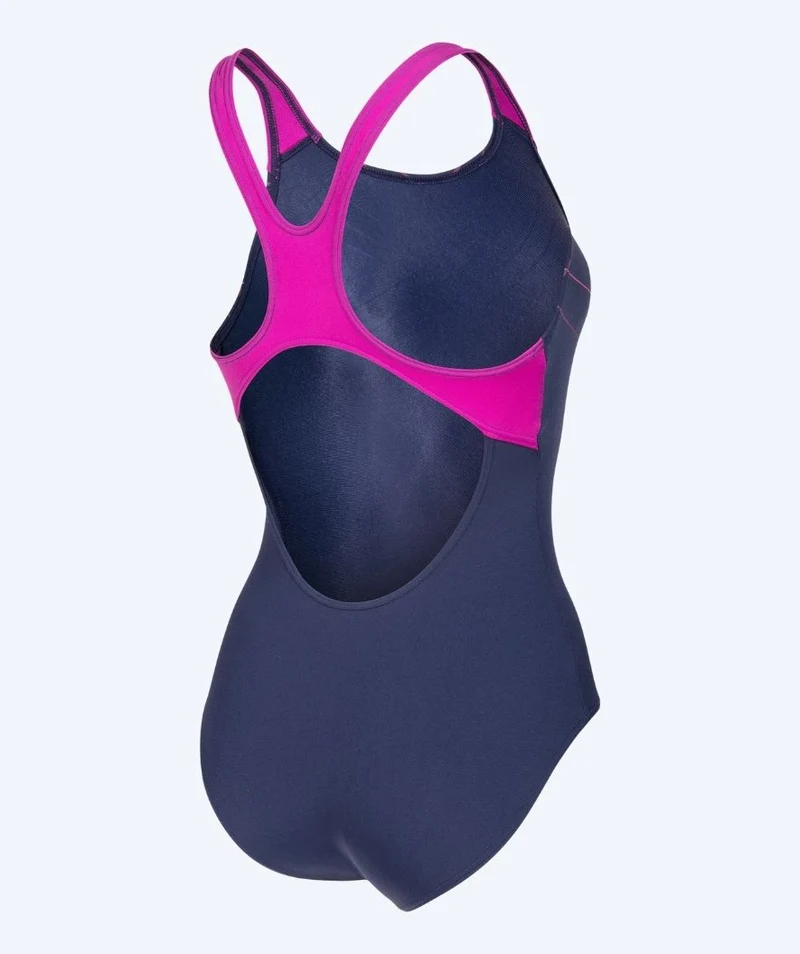 Arena Badeanzug für Damen - Graphic - Dunkelblau/Rosa