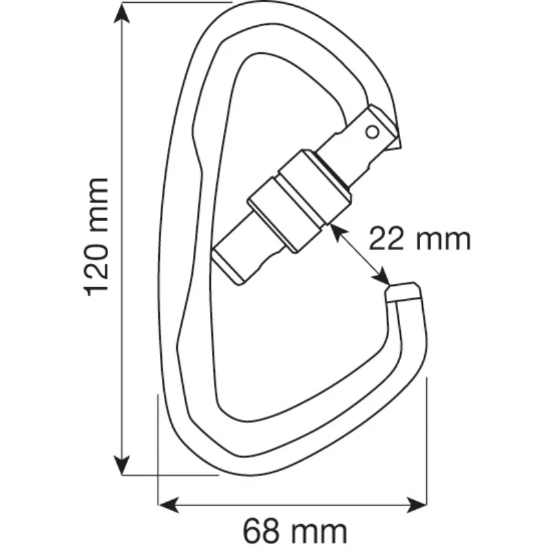 Camp Atlas Lock Alukarabiner