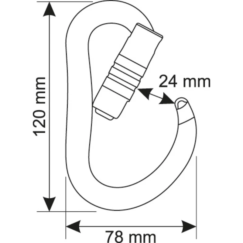 Camp Atom 3Lock Alukarabiner