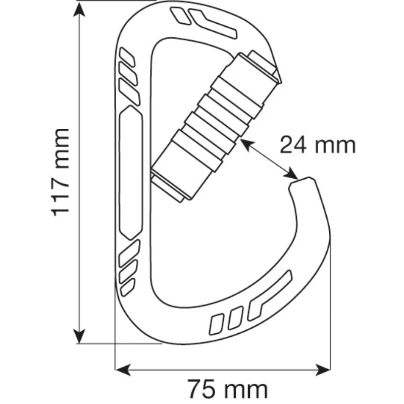 Camp Guide XL 3Lock Alukarabiner