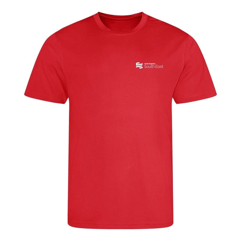 Swim England South East Open Water Championships 2026 T-Shirt - Fire Red