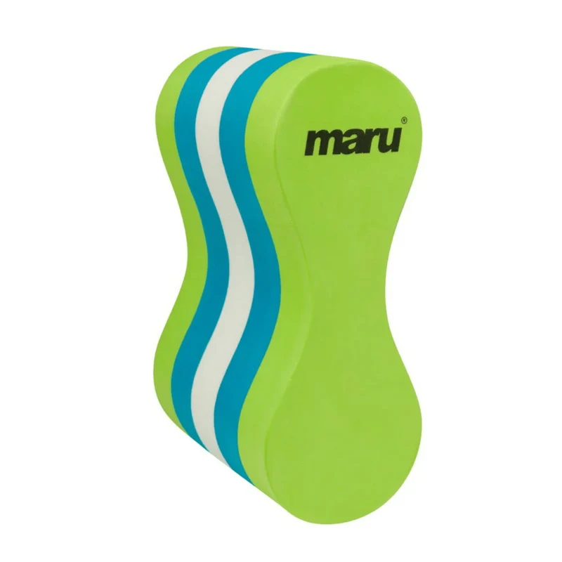 Maru Adult Pullbuoy - Lime/Blue