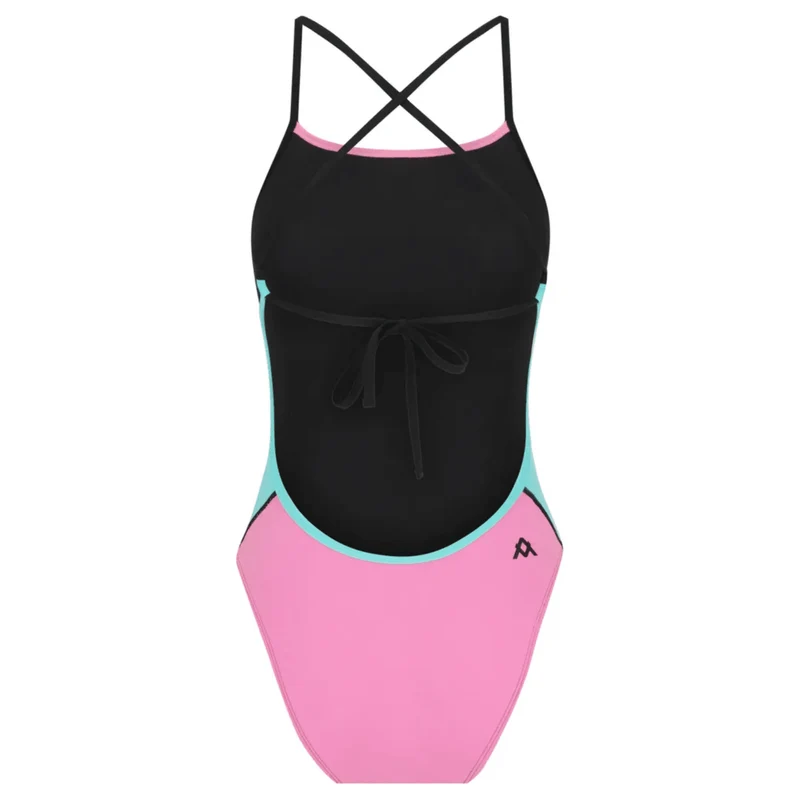 AMANZI Women's Tie-Back Swimsuit - Cotton Candy