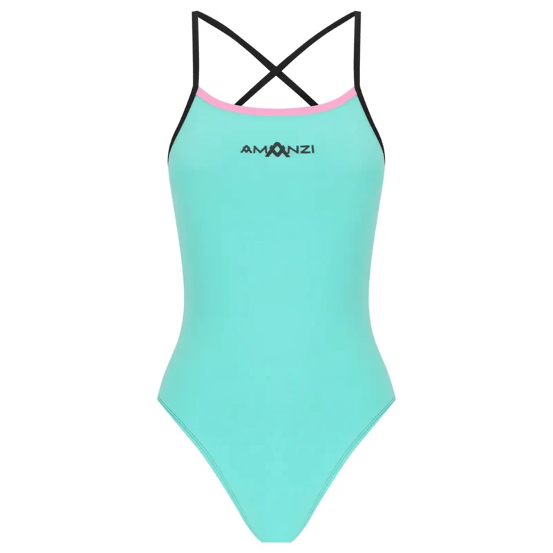 AMANZI Girls Tie-Back Swimsuit - Cotton Candy
