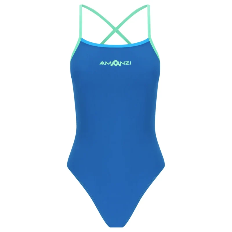 AMANZI Girls Tie-Back Swimsuit - Seaglass